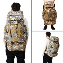 Lade das Bild in den Galerie-Viewer, Wasserdichter Camouflage Rucksack 60L
