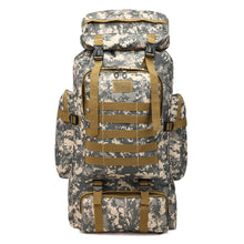 Lade das Bild in den Galerie-Viewer, Wasserdichter Camouflage Rucksack 60L
