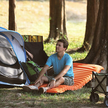 Lade das Bild in den Galerie-Viewer, Camping Luftmatratze mit Trittpumpe Luftbett
