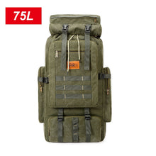 Lade das Bild in den Galerie-Viewer, 100L Outdoor Rucksack in verschiedenen Tarnmustern mit Molle System
