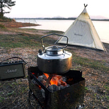 Lade das Bild in den Galerie-Viewer, Edelstahl Backpacking Camping Wasserkocher Bushcraft Ausrüstung
