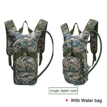 Lade das Bild in den Galerie-Viewer, ‎Leichter Rucksack Outdoor Wandern Militär Rucksack Camping Tagesrucksack‎ mit Wasserbeutel
