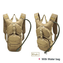 Lade das Bild in den Galerie-Viewer, ‎Leichter Rucksack Outdoor Wandern Militär Rucksack Camping Tagesrucksack‎ mit Wasserbeutel
