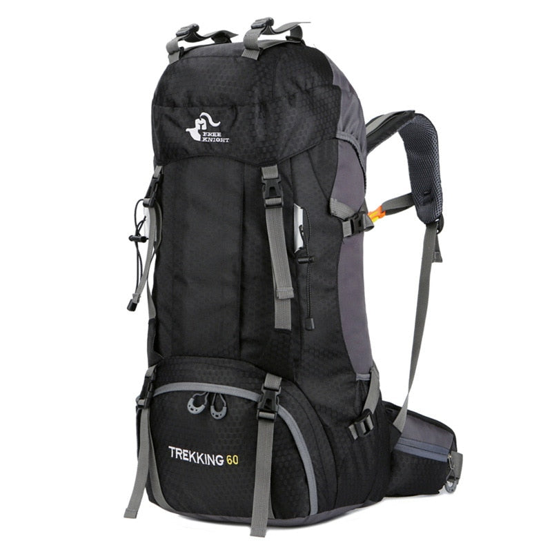 free knight 60L Wasserdichter Rucksack, ultraleichter, packbarer Outdoor-Rucksack mit Regenschutz