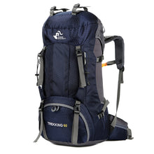 Lade das Bild in den Galerie-Viewer, free knight 60L Wasserdichter Rucksack, ultraleichter, packbarer Outdoor-Rucksack mit Regenschutz
