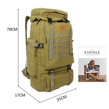 Lade das Bild in den Galerie-Viewer, 60 L Taktischer Militär-Rucksack für den Outdoorbereich mit Molle System
