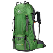 Lade das Bild in den Galerie-Viewer, free knight 60L Wasserdichter Rucksack, ultraleichter, packbarer Outdoor-Rucksack mit Regenschutz
