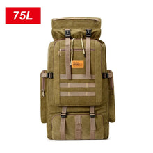 Lade das Bild in den Galerie-Viewer, 100L Outdoor Rucksack in verschiedenen Tarnmustern mit Molle System
