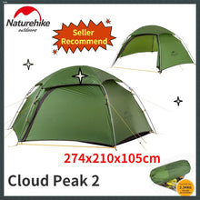 Lade das Bild in den Galerie-Viewer, Naturehike Cloud Peak 2 Personen Zelt
