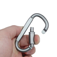 Lade das Bild in den Galerie-Viewer, 6er-Set Karabiner mit Federclip bis 120kg
